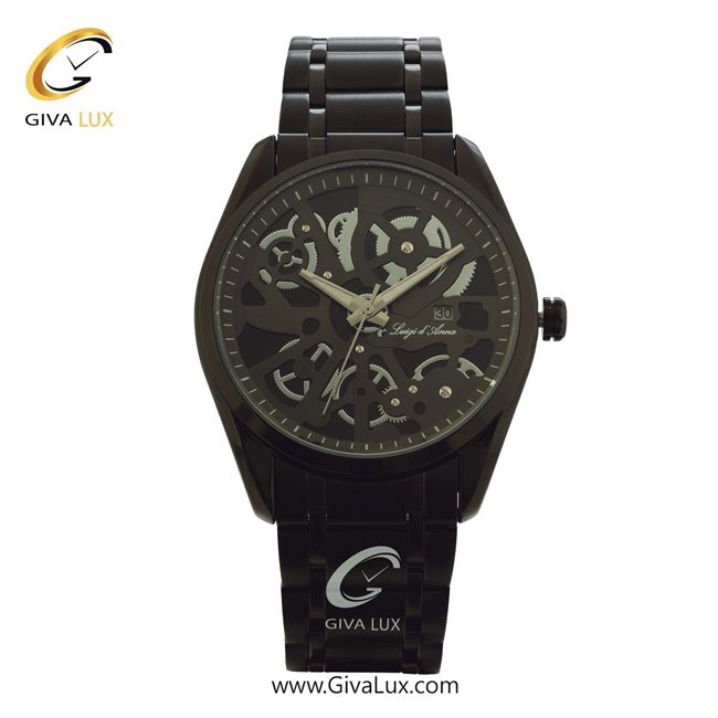 ساعت مچی اورجینال مردانه LdA مشکی | مشکی| مشکی| کد رفرنس 2329